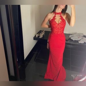 Glitterati prom dress for sale.